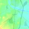 Mapa topográfico Kaveripattinam, altitud, relieve