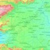 Mapa topográfico Noyyal, altitud, relieve