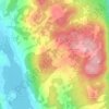 Mapa topográfico Wise Een Tarn, altitud, relieve