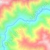 Mapa topográfico Zanskar, altitud, relieve