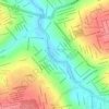 Mapa topográfico Rio Uberabinha, altitud, relieve