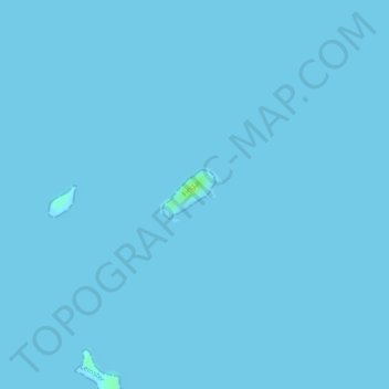 Mapa topográfico Saint Patrick's Island, altitud, relieve