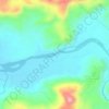 Mapa topográfico Hilabangan River, altitud, relieve