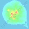 Mapa topográfico Sir Bu Nuair Island, altitud, relieve