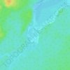 Mapa topográfico Watch Lake;Watts River, altitud, relieve