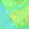 Mapa topográfico Lipin Bor, altitud, relieve
