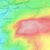 Mapa topográfico Skipton Moor, altitud, relieve