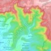 Mapa topográfico Surla, altitud, relieve
