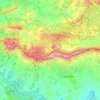 Mapa topográfico Sierra de Toloño, altitud, relieve