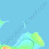 Mapa topográfico Iniyao Island, altitud, relieve