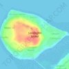 Mapa topográfico Sandingan Island, altitud, relieve