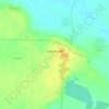 Mapa topográfico Dobrovolsk, altitud, relieve