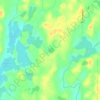 Mapa topográfico Bethunes Gully, altitud, relieve