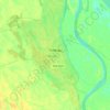 Mapa topográfico Namtsy, altitud, relieve
