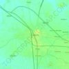 Mapa topográfico Phagwara, mapa de relieve, mapa de altitud