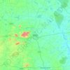 Mapa topográfico Kolar, altitud, relieve