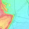 Mapa topográfico Sohna, mapa de relieve, mapa de altitud
