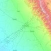 Mapa topográfico Hoshiarpur, mapa de relieve, mapa de altitud