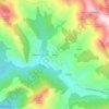 Mapa topográfico Bueres, mapa de relieve, mapa de altitud