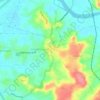 Mapa topográfico Kavoor, mapa de relieve, mapa de altitud