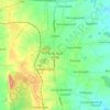 Mapa topográfico Kolar Gold Fields, mapa de relieve, mapa de altitud