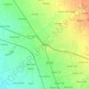 Mapa topográfico Kharar, mapa de relieve, mapa de altitud