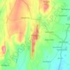 Mapa topográfico Melukote, mapa de relieve, mapa de altitud
