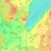 Mapa topográfico Wiarton, mapa de relieve, mapa de altitud