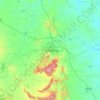 Mapa topográfico Chitradurga, mapa de relieve, mapa de altitud