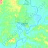 Mapa topográfico San Vicente del Caguán, mapa de relieve, mapa de altitud