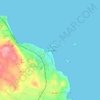Mapa topográfico Skerries, mapa de relieve, mapa de altitud