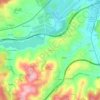 Mapa topográfico Trubia, mapa de relieve, mapa de altitud