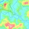 Mapa topográfico Kavungal, mapa de relieve, mapa de altitud