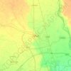 Mapa topográfico Sonipat, mapa de relieve, mapa de altitud