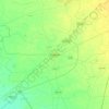 Mapa topográfico Kaithal, mapa de relieve, mapa de altitud