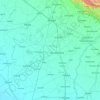 Mapa topográfico Kurukshetra, mapa de relieve, mapa de altitud