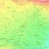 Mapa topográfico Muzaffarpur, mapa de relieve, mapa de altitud