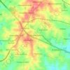 Mapa topográfico Nelamangala, altitud, relieve