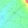 Mapa topográfico Jalandhar, mapa de relieve, mapa de altitud