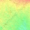 Mapa topográfico Darbhanga, mapa de relieve, mapa de altitud