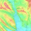 Mapa topográfico Falces, altitud, relieve