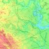 Mapa topográfico Waterloo, mapa de relieve, mapa de altitud
