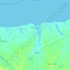 Mapa topográfico Camocim, mapa de relieve, mapa de altitud