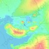 Mapa topográfico Kutch District, mapa de relieve, mapa de altitud