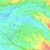 Mapa topográfico Libertador, mapa de relieve, mapa de altitud