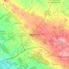 Mapa topográfico Estremoz, mapa de relieve, mapa de altitud