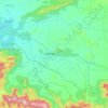 Mapa topográfico Latehar, mapa de relieve, mapa de altitud