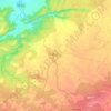 Mapa topográfico Chatra, mapa de relieve, mapa de altitud