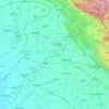 Mapa topográfico Punjab, mapa de relieve, mapa de altitud