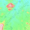 Mapa topográfico Sobral, mapa de relieve, mapa de altitud